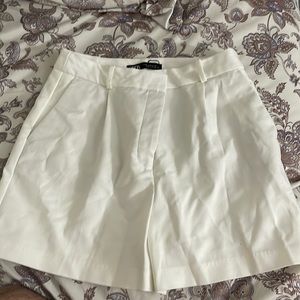 Zara white shorts